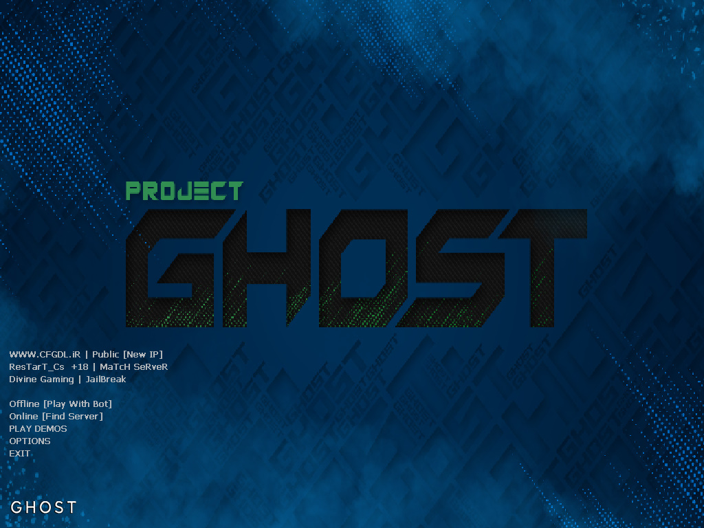 دانلود بازی Counter Strike 1.6 | Ghost Version برای PC
