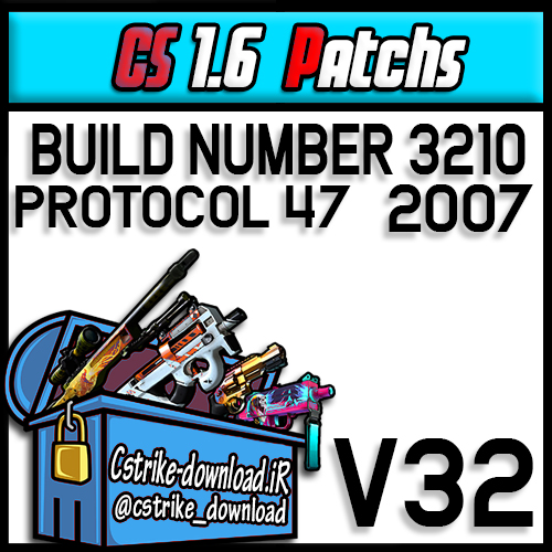 دانلود پچ V32 بیلد نامبر 3210 برای کانتر استرایک 1.6